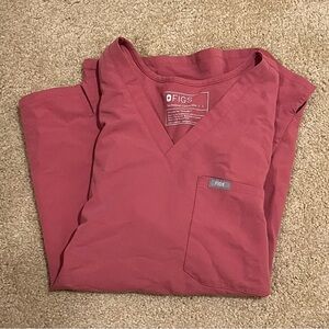 Mauve Catarina figs scrub top